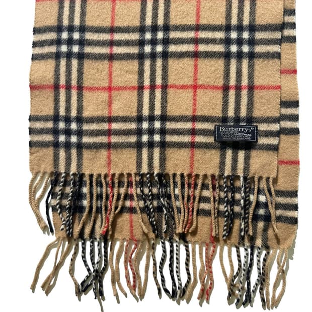 버버리 램스울 노바체크 머플러 목도리
