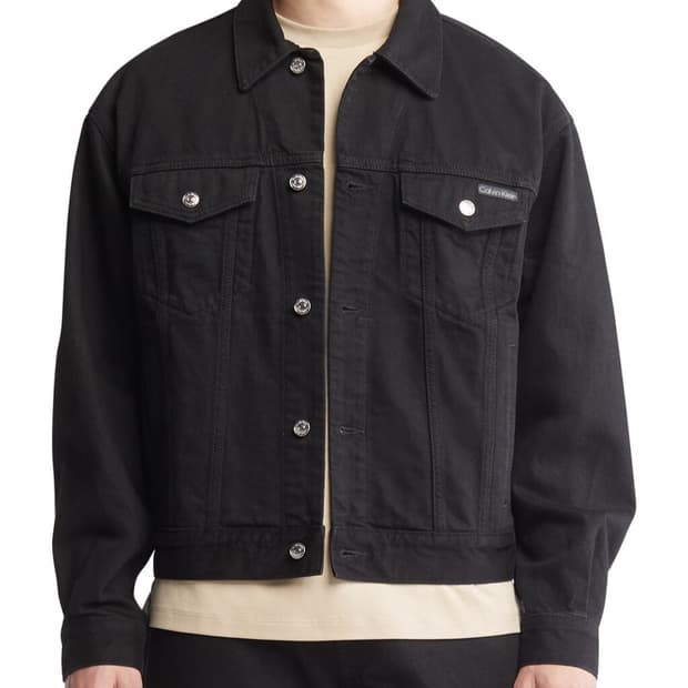 [24FW] 캘빈 90s 데님 트러커 자켓 블랙 L + 90s 데님진