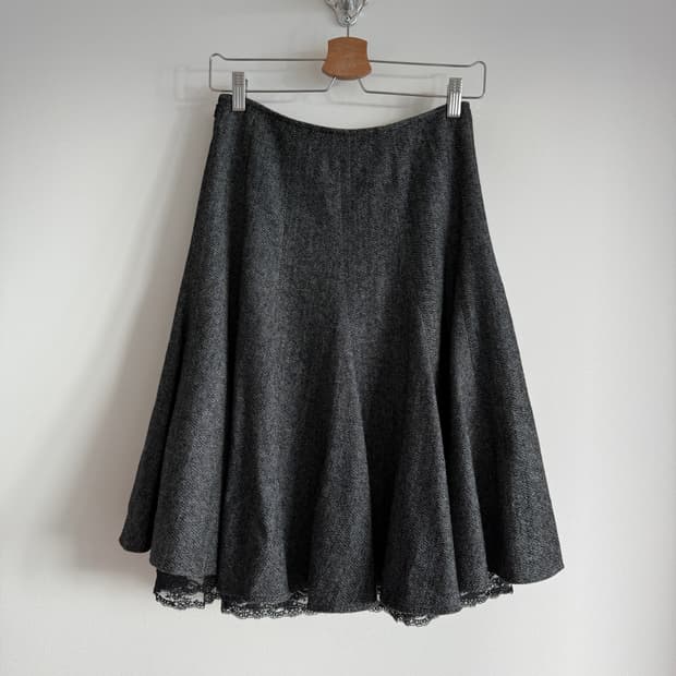 Pre owned 울&코튼 스커트