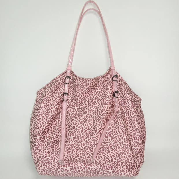 핑크 레오파드 숄더백