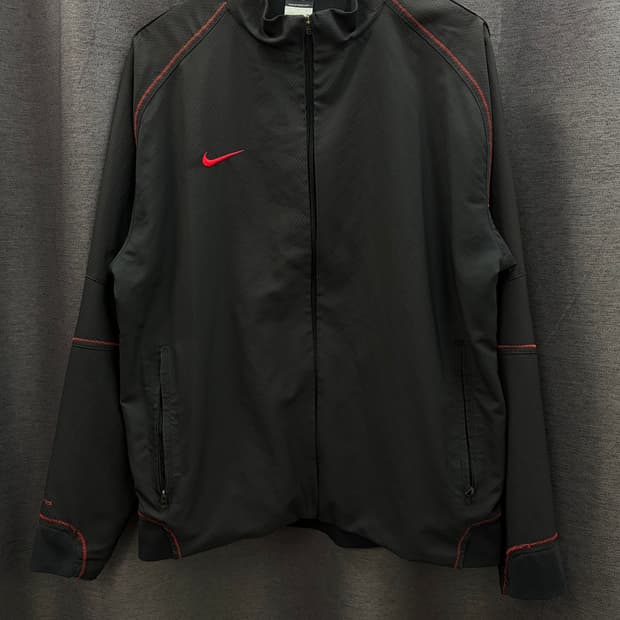 나이키 머큐리얼 바람막이 윈드자켓 져지 스티치 블랙 L