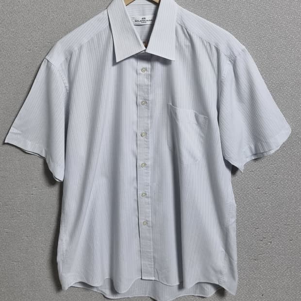 오버핏 L ) 발렌시아가 빈티지 반팔셔츠