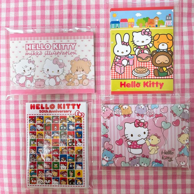 키티 도무송 마감스티커 80장