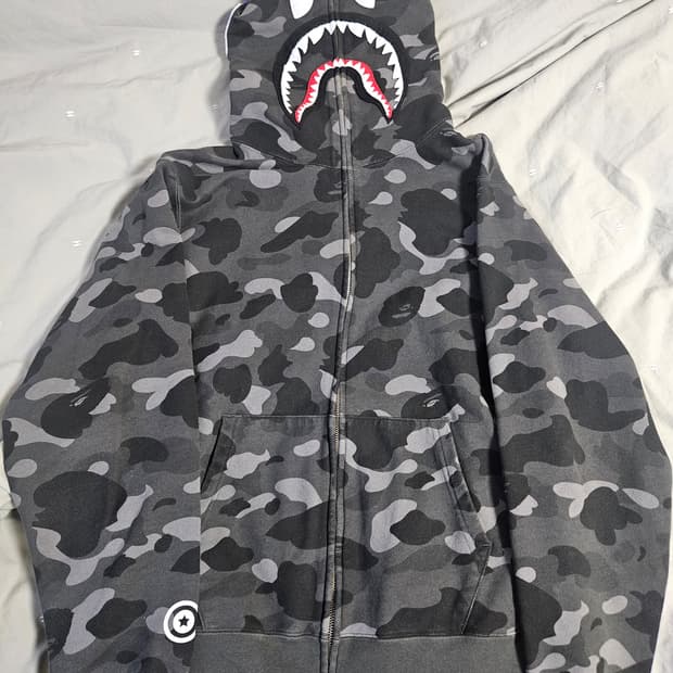 급처!!!베이프 샤크후드 흑계 판매합니다 