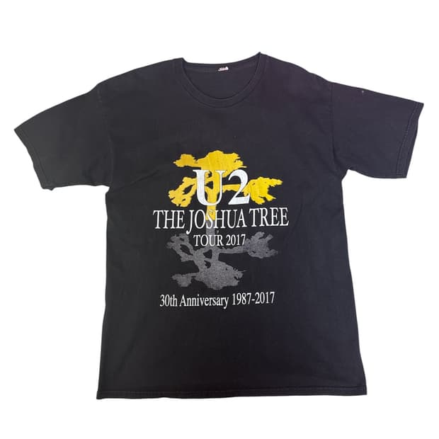 빈티지 U2 THE JOSHUA TREE 30주년 투어 티셔츠 L