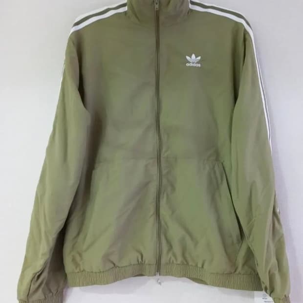 아디다스 락업탑 카키 트랙탑 져지집업 105/XL