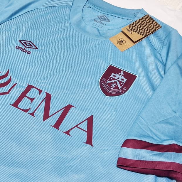 (새상품/3XL)번리 어웨이 축구 유니폼 엄브로 반팔 티셔츠 프리미어리그