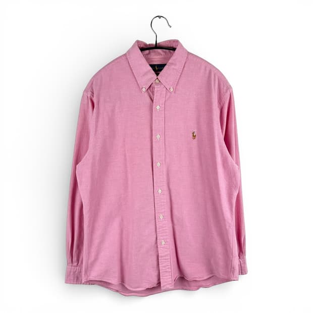 L) 랄프로렌 슬림핏 옥스포드 셔츠 핑크