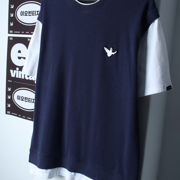 (L-XL) 마크곤잘레스 반팔 티셔츠 와릿이즌 레이어드-H35110