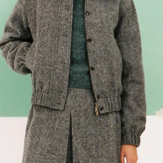 Jun by jun K 준바이준케이 헤링본자켓