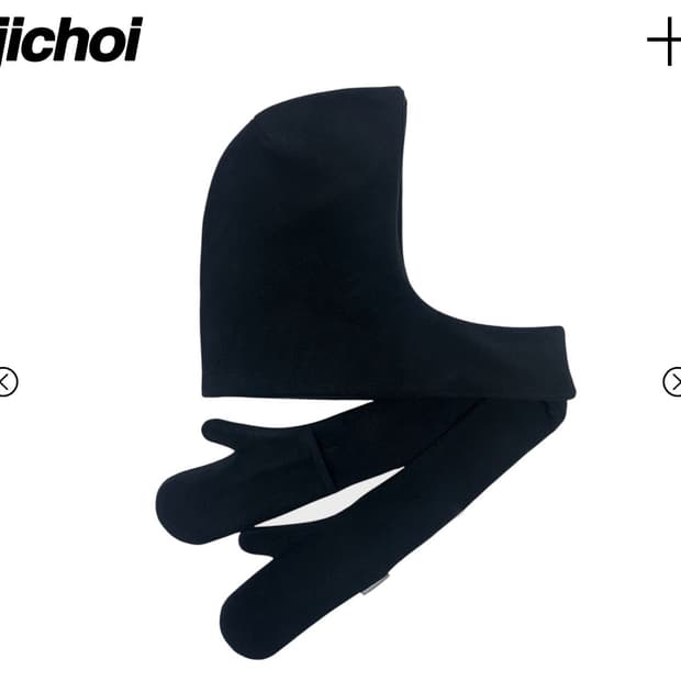 24-006 FLEECE HOODED GLOVE SCARF 지초이
