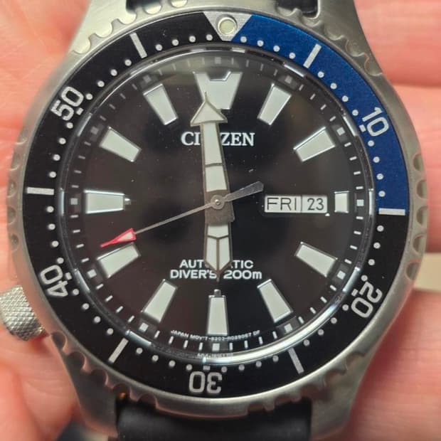 시티즌 (CITIZEN) 복어 프로마스터 오토메틱 다이버 시계