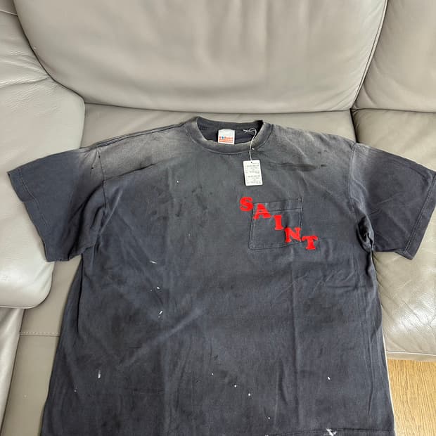 [XXL] 25FW 세인트미카엘 포켓 티