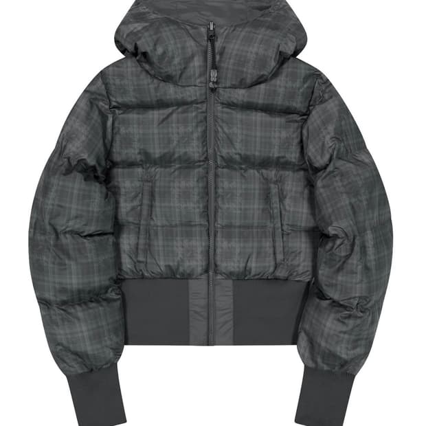 Ojos Reversible Check Padded Jacket 