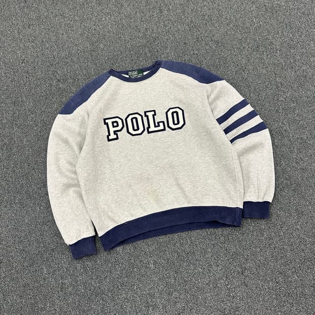 폴로 랄프 로렌 로고 스웻셔츠 맨투맨