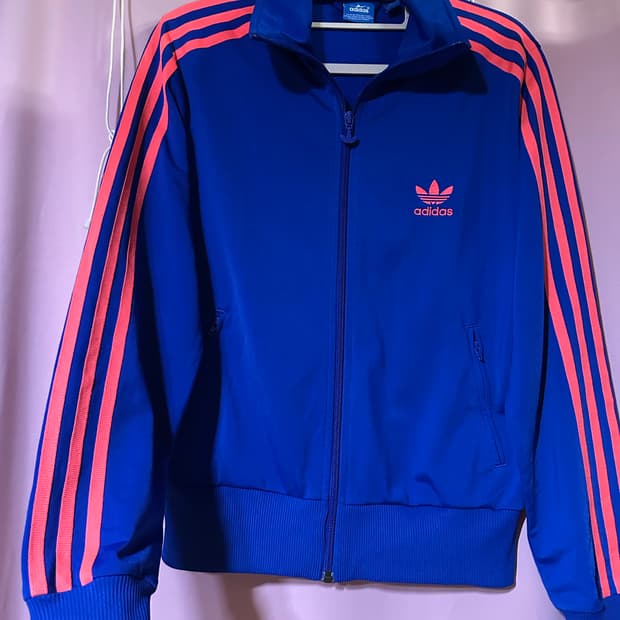 아디다스져지 아디다스 파이어버드 불꽃져지 집업 아디다스 블루 핑크 트랙탑