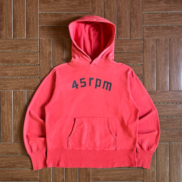 45rpm vintage washing hoodie sweats