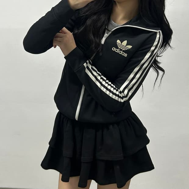 아디다스 빅유로파 걸즈 트랙탑 희귀져지(90)