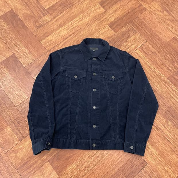 유니클로 코듀로이 트러커 자켓