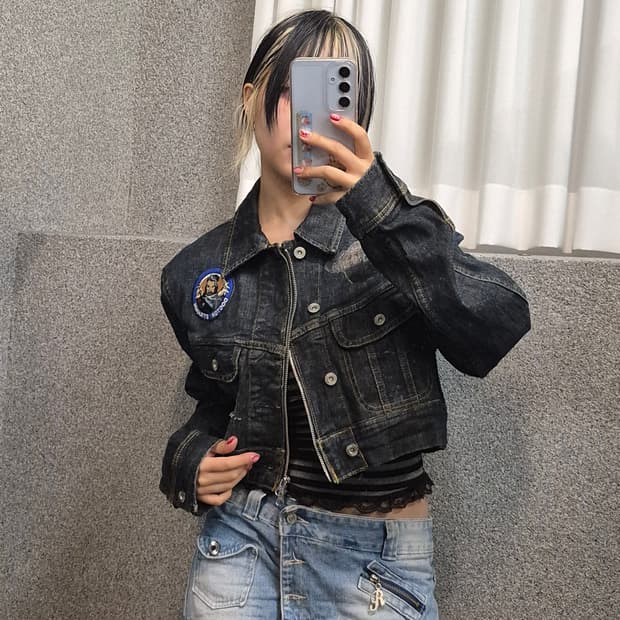 LEE DENIM CROP JACKET 