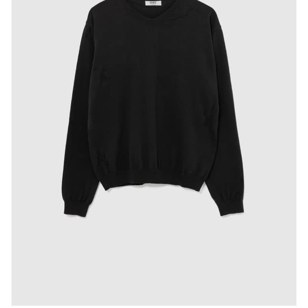 (구매) NWT DAMAGED COTTON SWEATER (INK