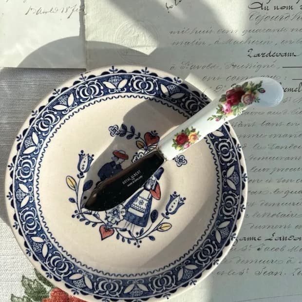 로얄알버트 황실장미 버터나이프