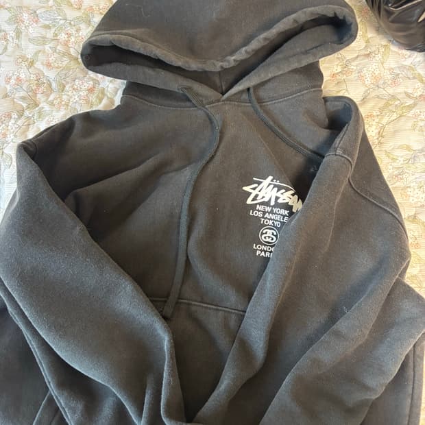 스투시 월드투어 후드티