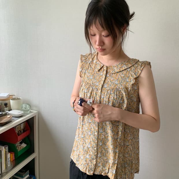 ehka sopo, flower blouse