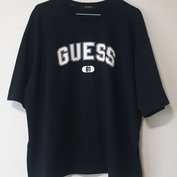 게스 오버핏 반팔티 #