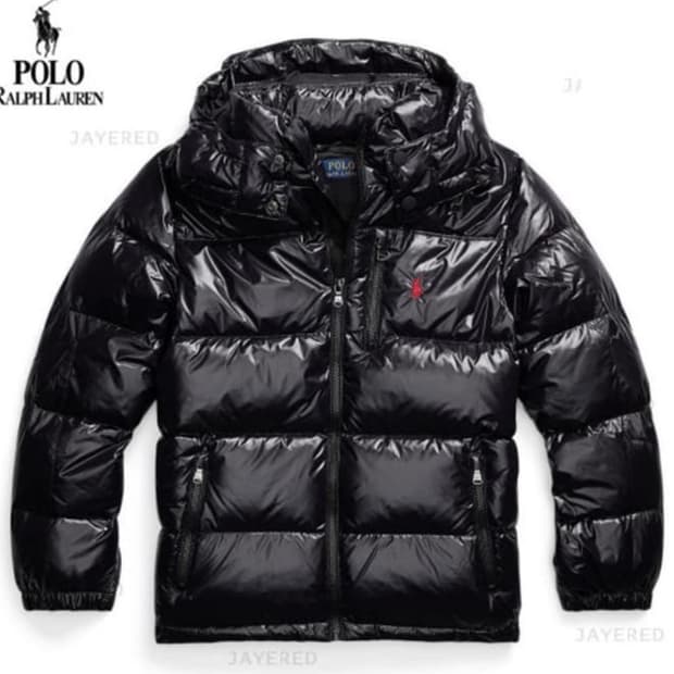 폴로유광패딩 S 정품 새상품