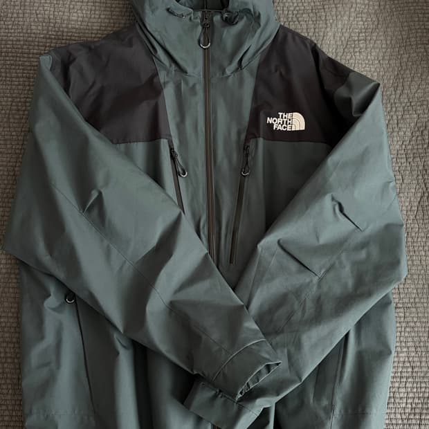 노스페이스 바람막이 그린 3xl