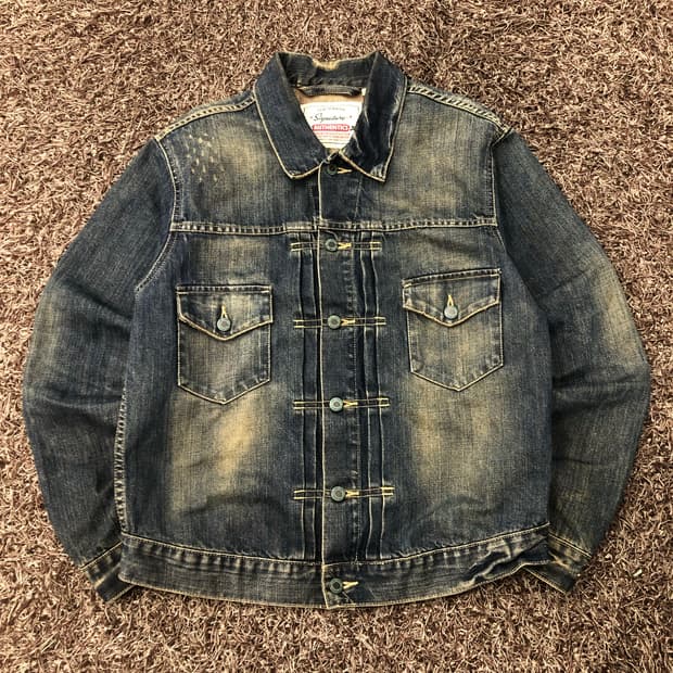 리바이스 2세대 워싱 데님 트러커 자켓