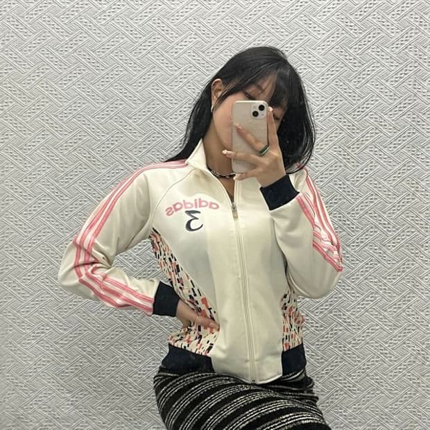 아디다스 대장급 흰핑 Y2K 트랙탑 져지 집업 95 C06448