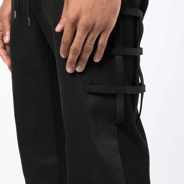 솔로이스트 드로스트링 스트레이트 팬츠