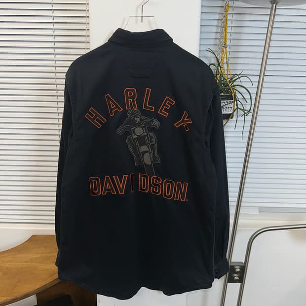 할리데이비슨 스펠로고 셔츠 