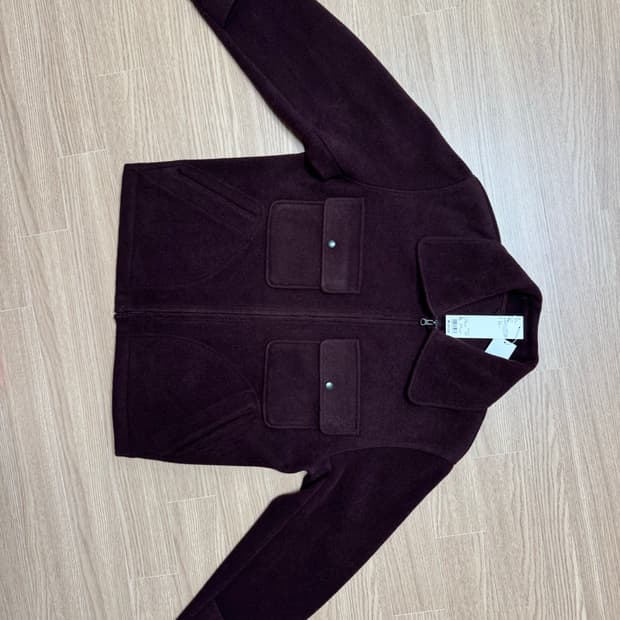 유니클로U 울 블렌드 후리스자켓 XL