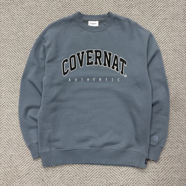 커버낫 베이직 로고 맨투맨 v2250