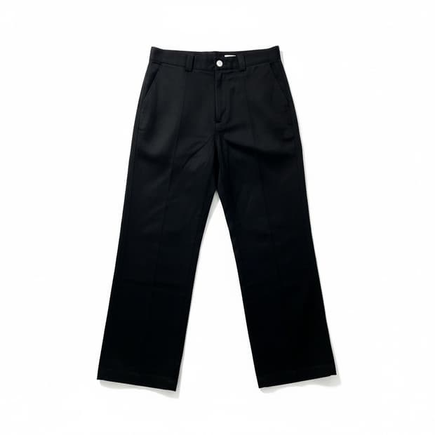 Mod9 블랙 와이드 팬츠