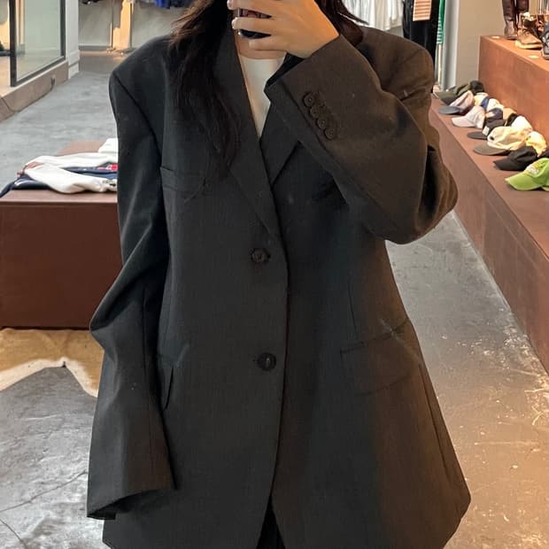 인사일런스 오버핏 블레이져 H98