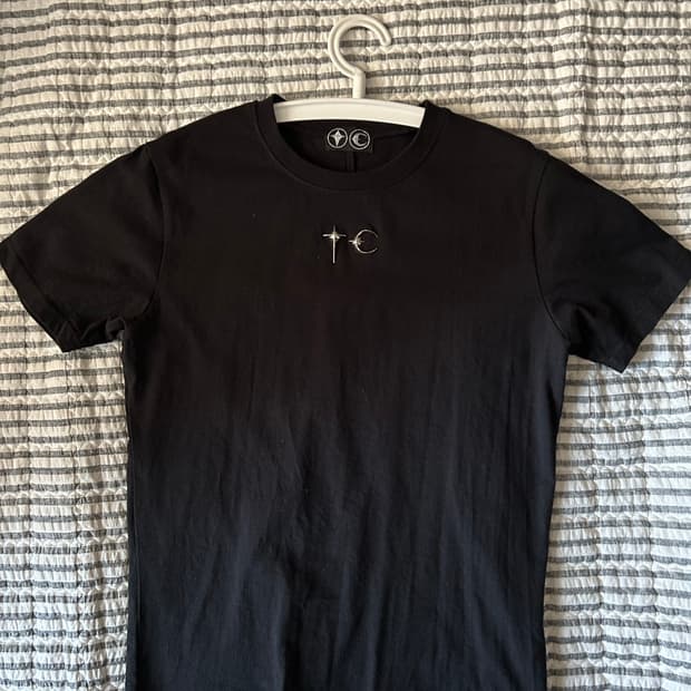 떠그클럽 티셔츠 슬림 블랙 (2사이즈)