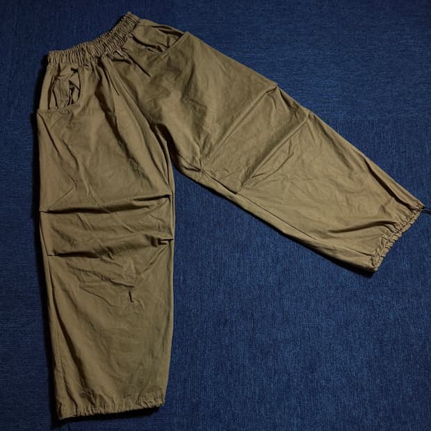 빈티지 스트링 코튼팬츠