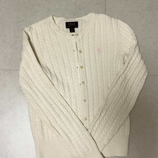 폴로 랄프로렌 케이블 가디건