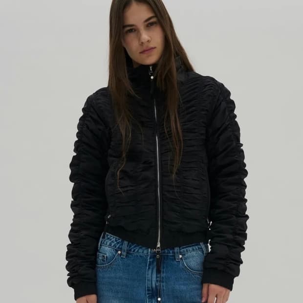 파르티멘토우먼 3M 셔링 트랙 자켓