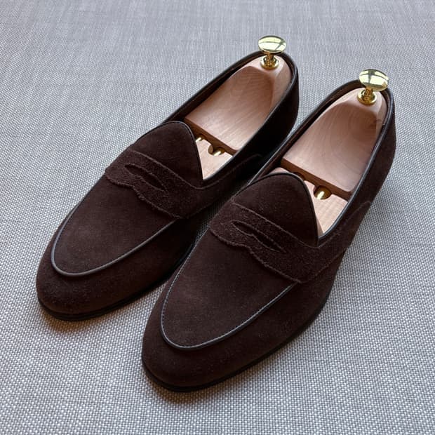 [260] BERWICK 4952 스웨이드 풀스트랩 페니 로퍼