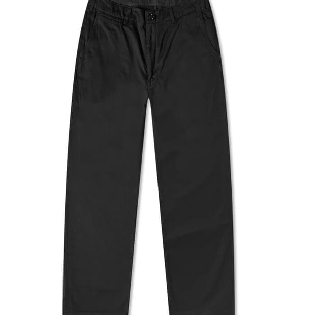 네이버후드 23SS 클래식핏 치노팬츠 블랙 M