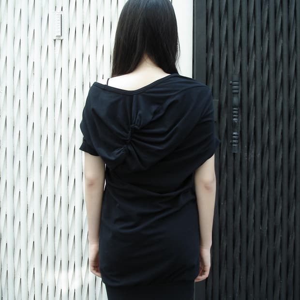 JUNYA WATANABE Draped Gathered Dress