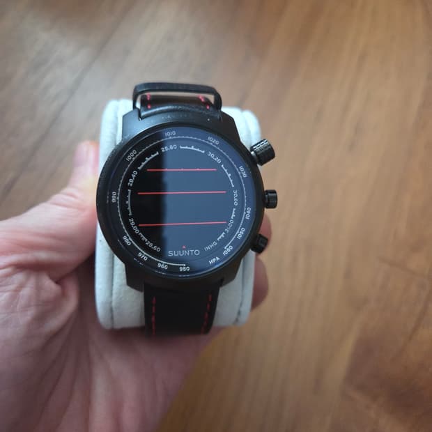 순토 엘레멘텀 블랙 레더