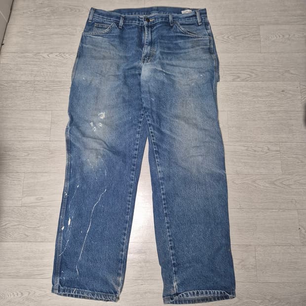 00's 디키즈 dickies 하드워싱 페인팅 카펜터 팬츠