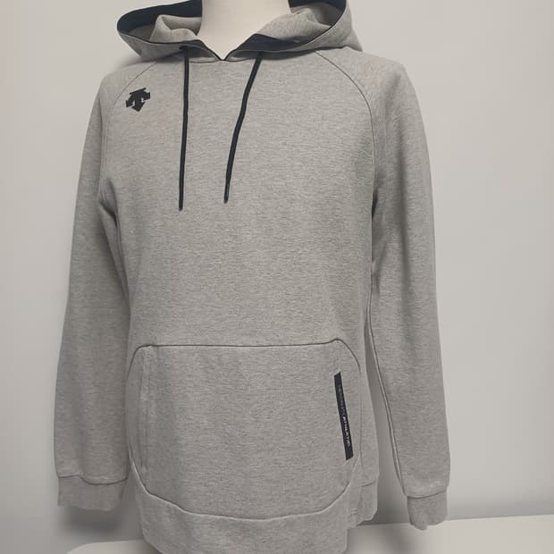 [정품] 데상트 ATHLETIC 로고 후드티 (실측 100)