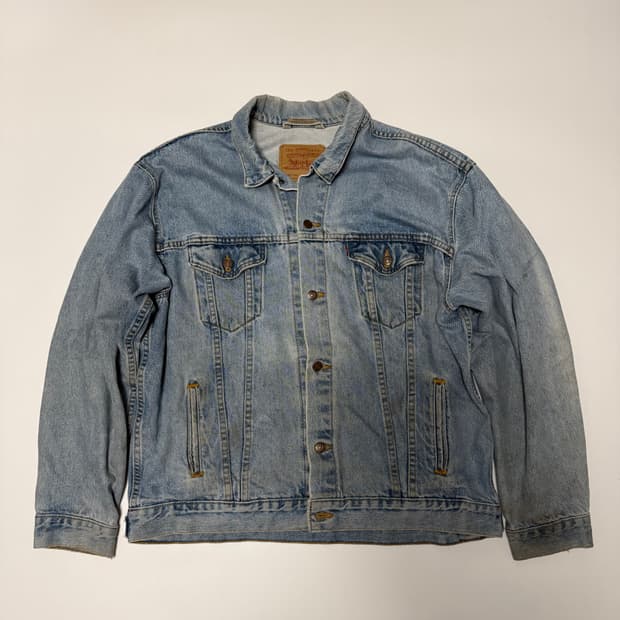 90s 리바리스 트러커 데님 자켓